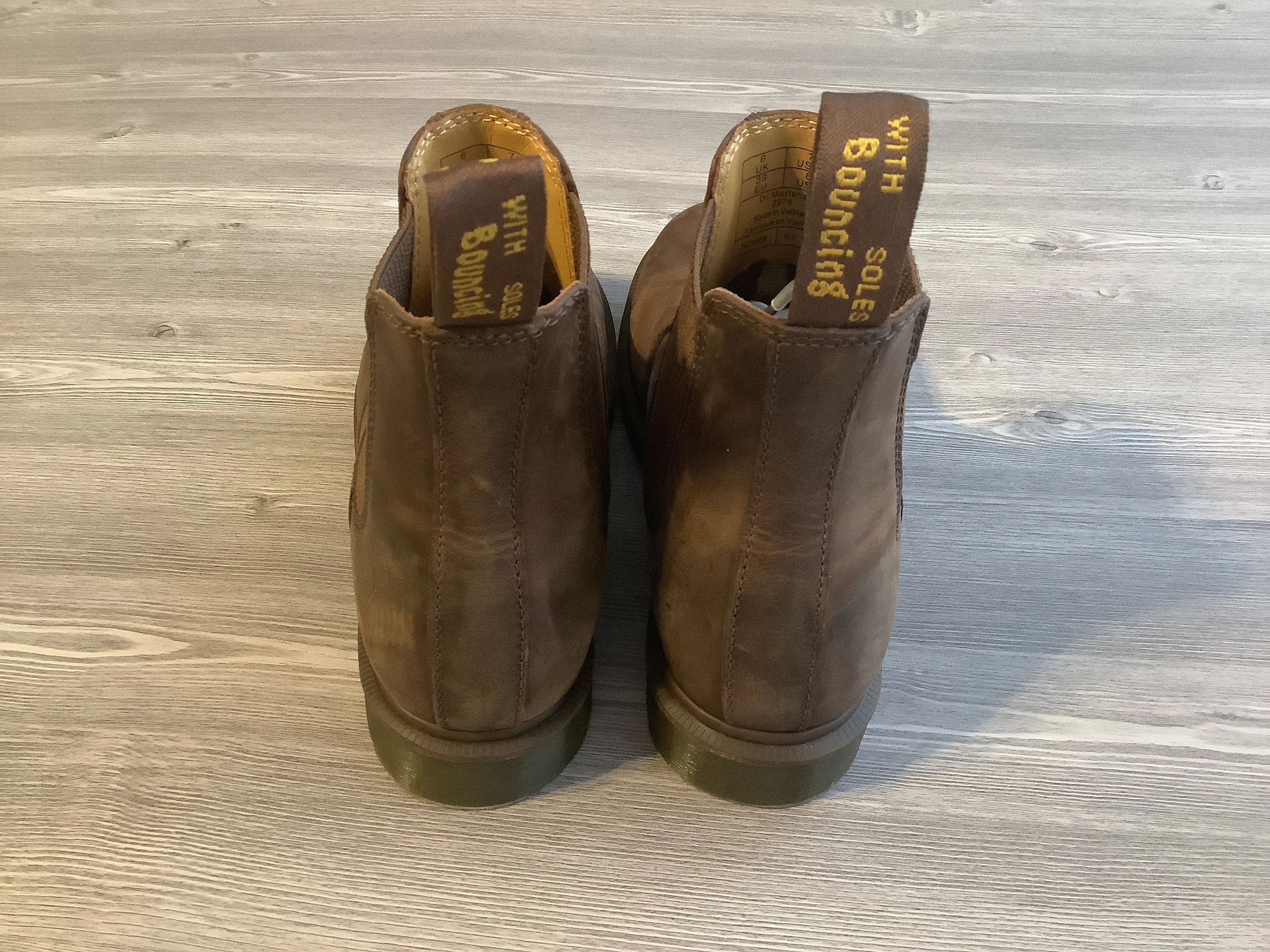 Brown Boots Combat Dr Martens, Size 7