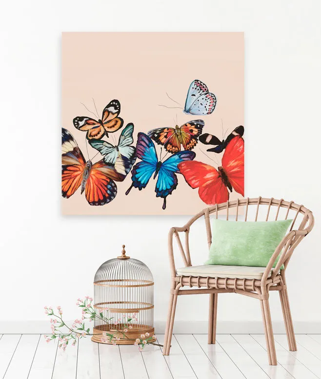 Butterfly Brigade Canvas Wall Art