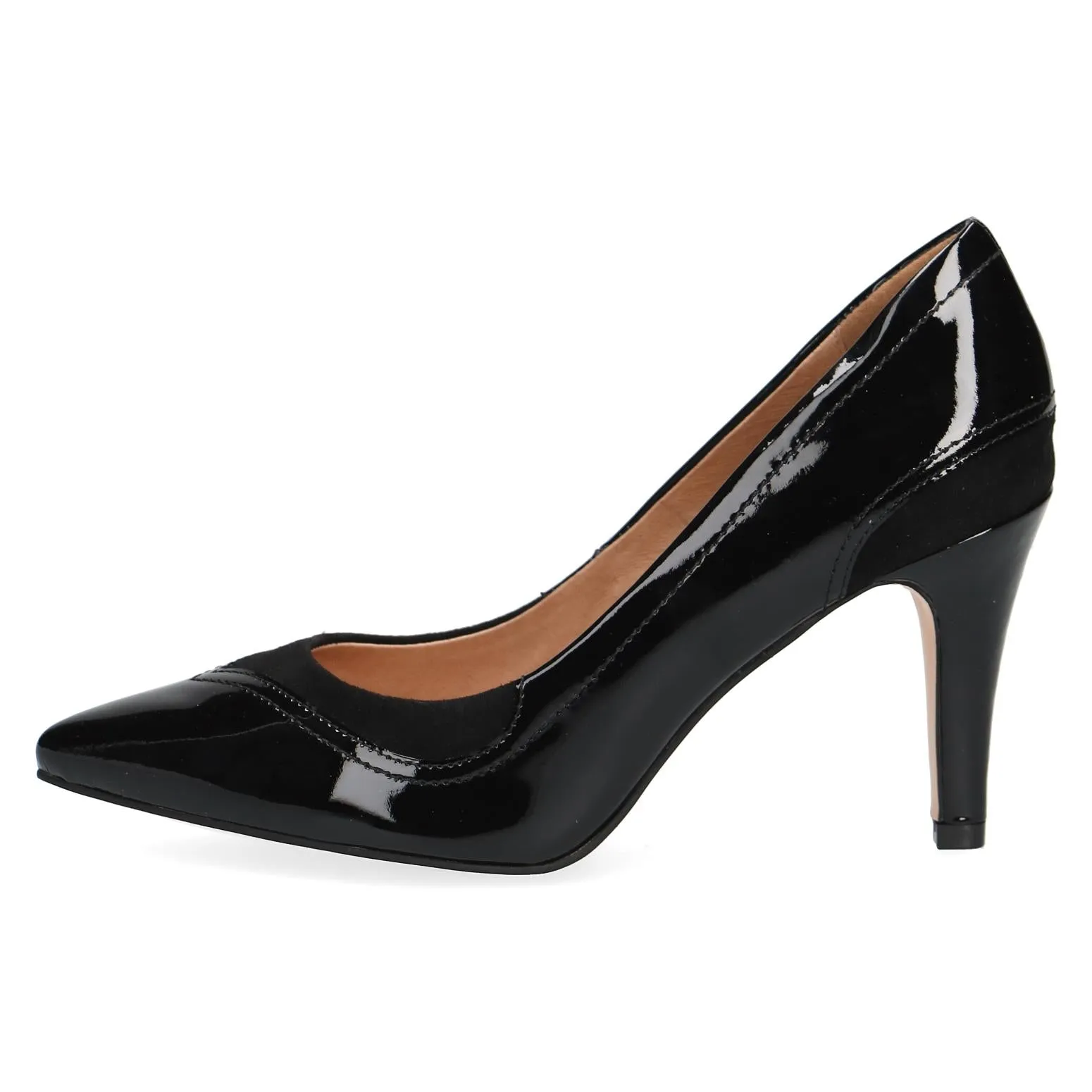 Caprice Ladies Slim Heel Court Shoe