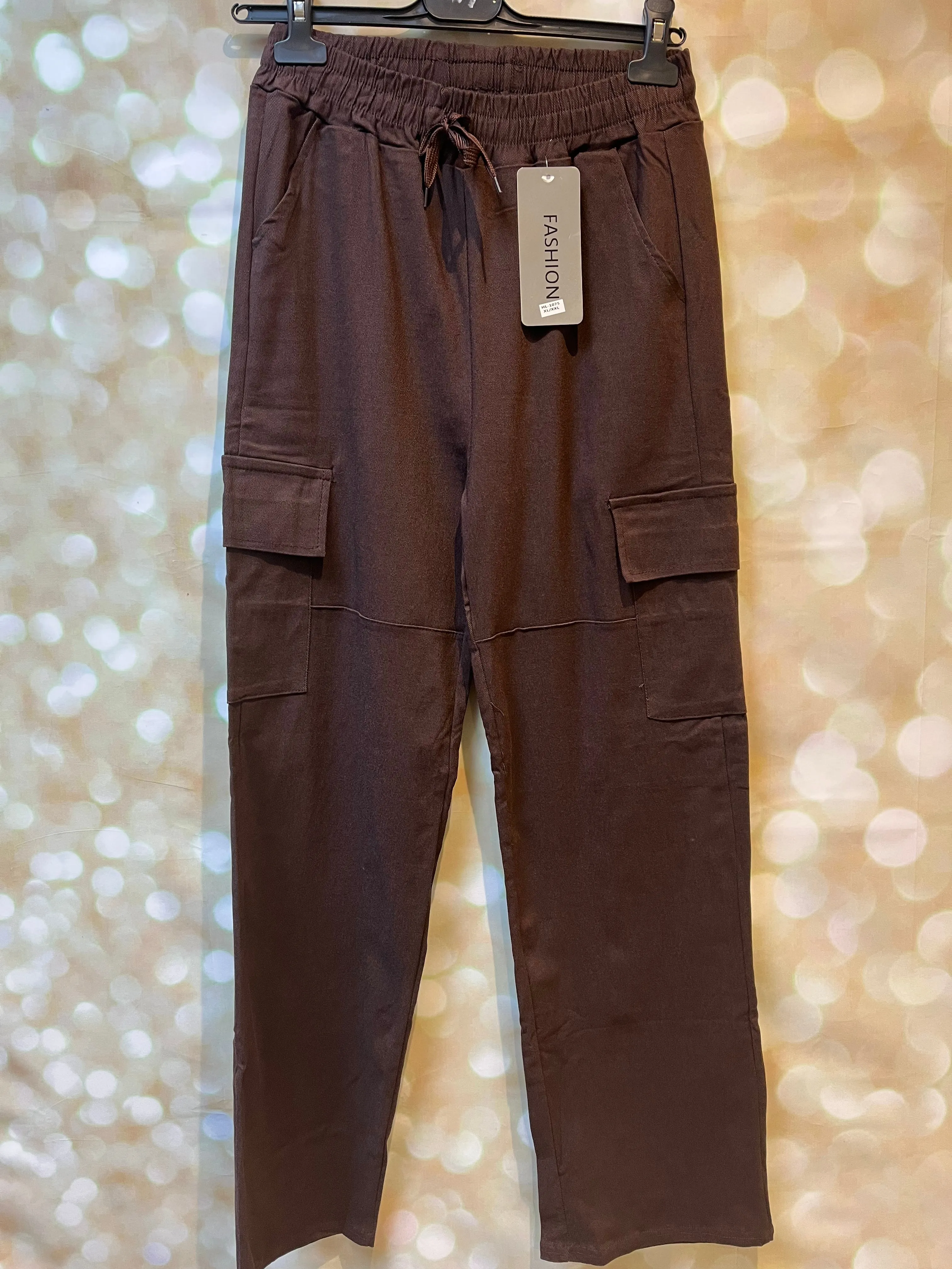 Cargo Straight Leg Trousers