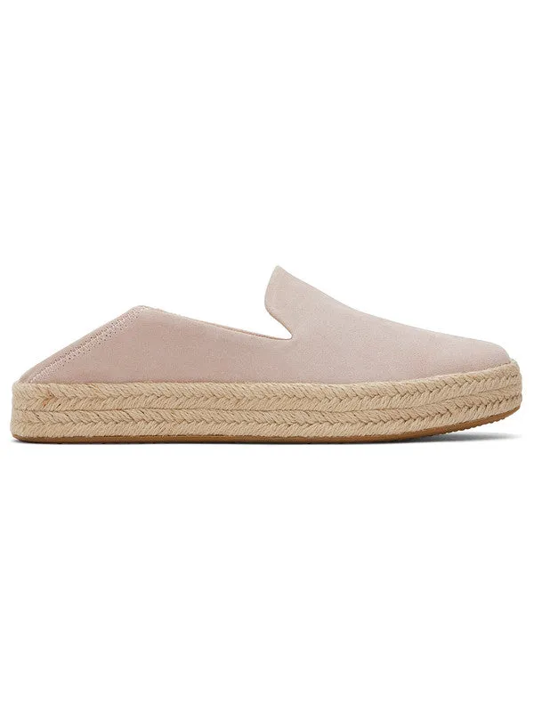 Carolina Pink Suede Platform Espadrilles