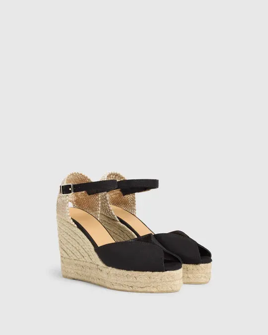 CASTANER ESPADRILLE BIANCA/8ED NEGRO