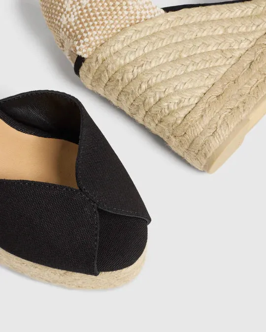 CASTANER ESPADRILLE BIANCA/8ED NEGRO