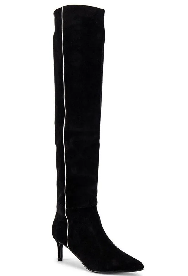 Caverley Jazzy Boot Black Suede