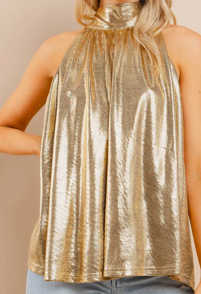 Champagne Halter Top