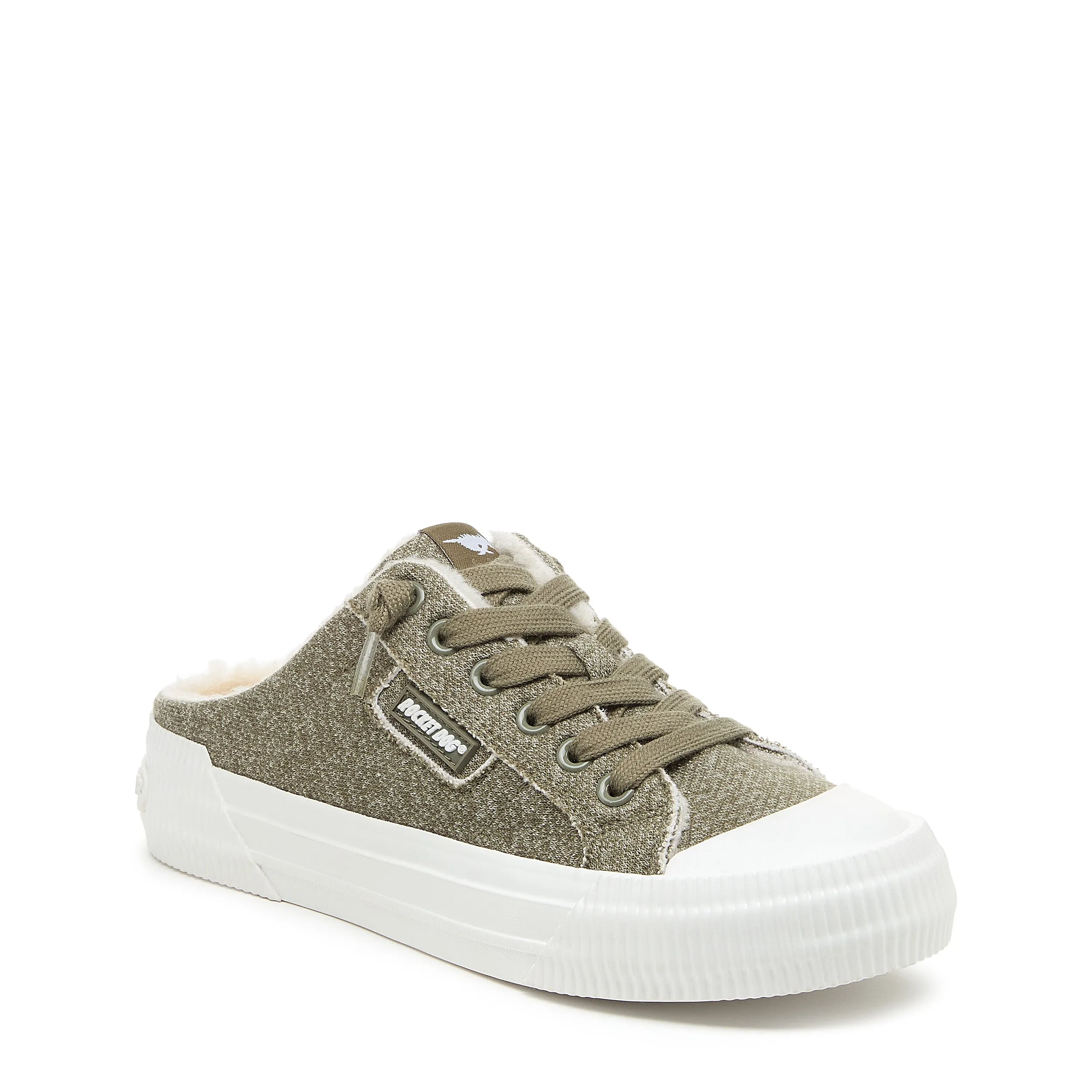 Cheery Olive Mule Sneaker