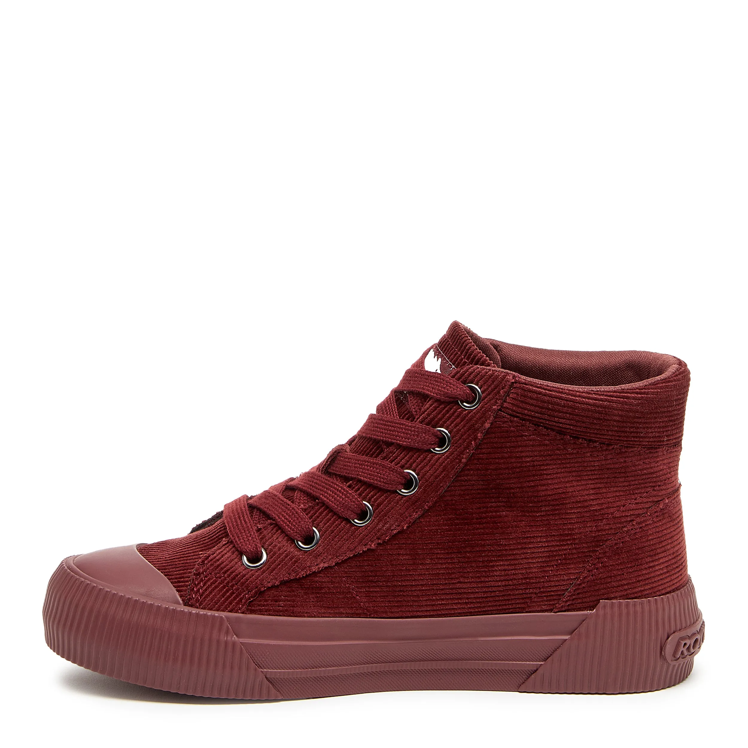 Cheery Rust Corduroy High Top Sneaker