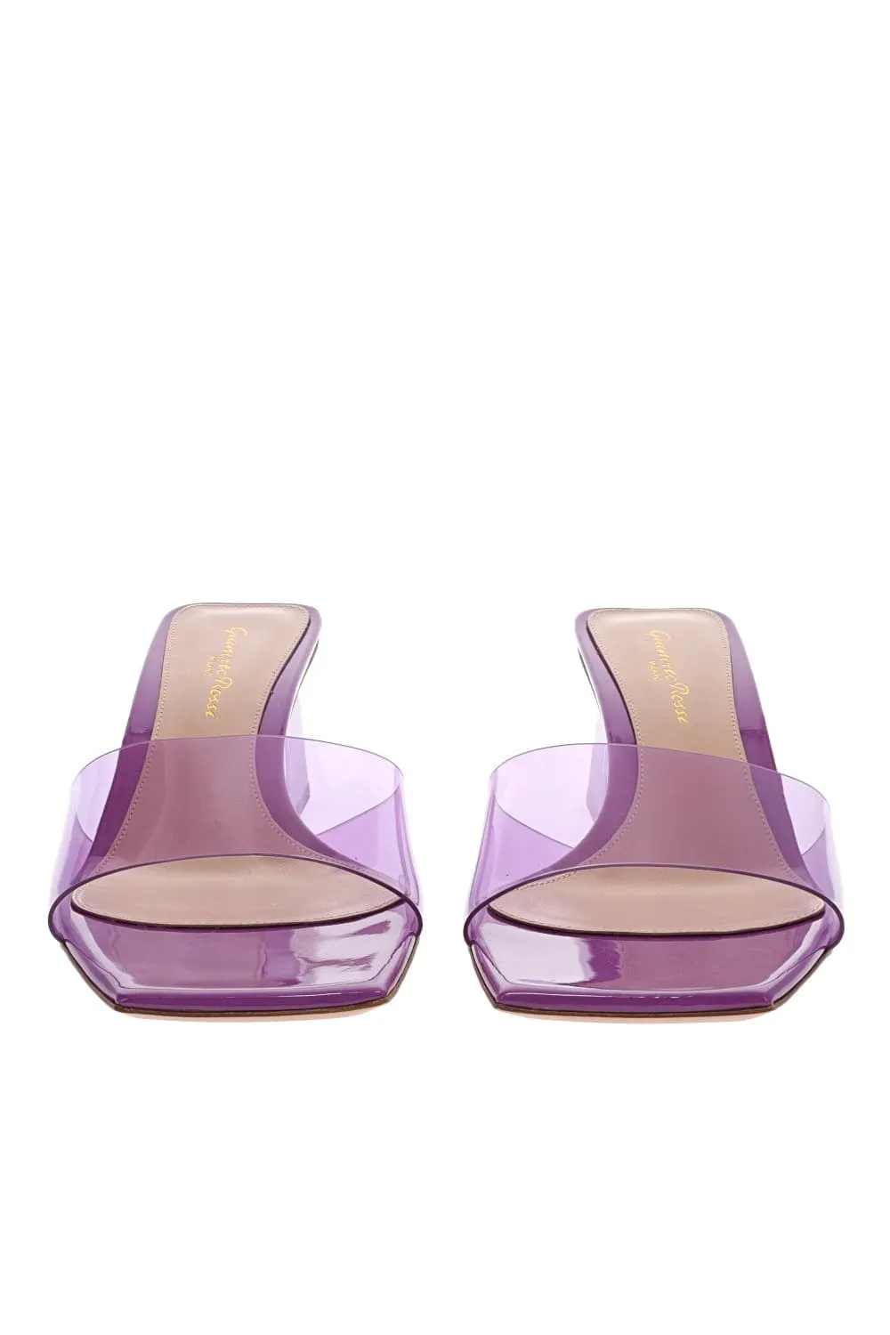 Cosmic Lavender Transparent Mules