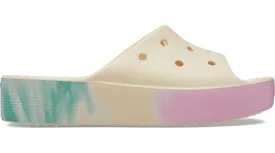 Crocs Classic Platform Ombre Slide Vanilla Multi