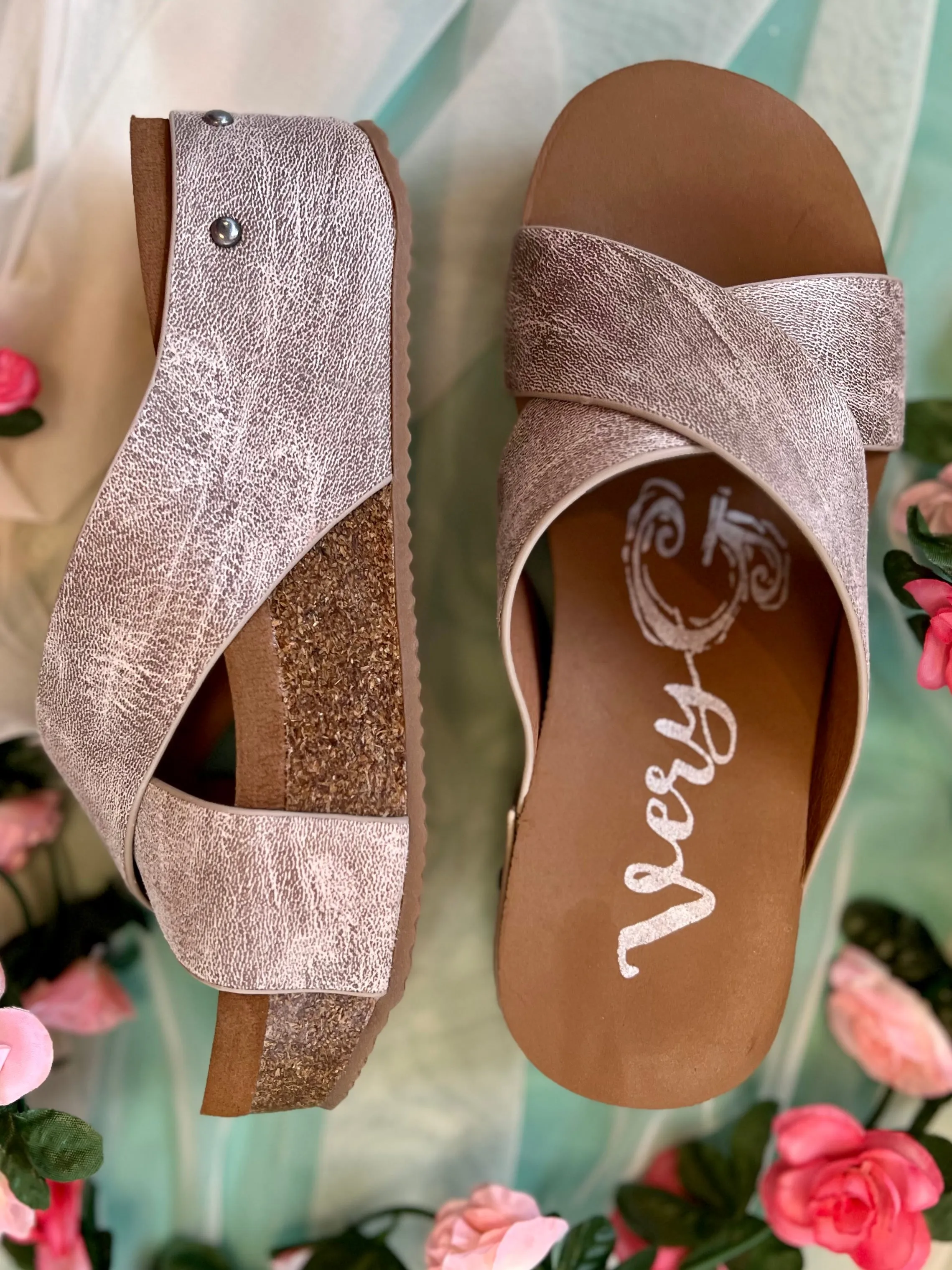 Crossed Paths Sandals - TAUPE*