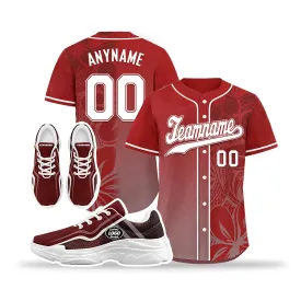 Custom Baseball Jersey and Chunky Shoes Personalized Combo Personalized Sneaker ZH-D020167-3