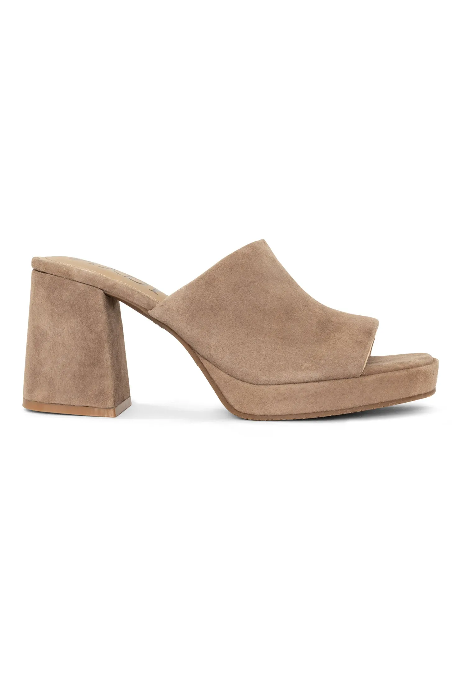 Dewi Platform Sandals - Light Taupe