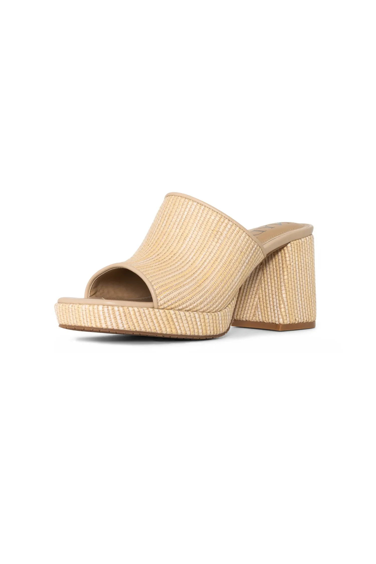 Dewi Platform Sandals - Natural