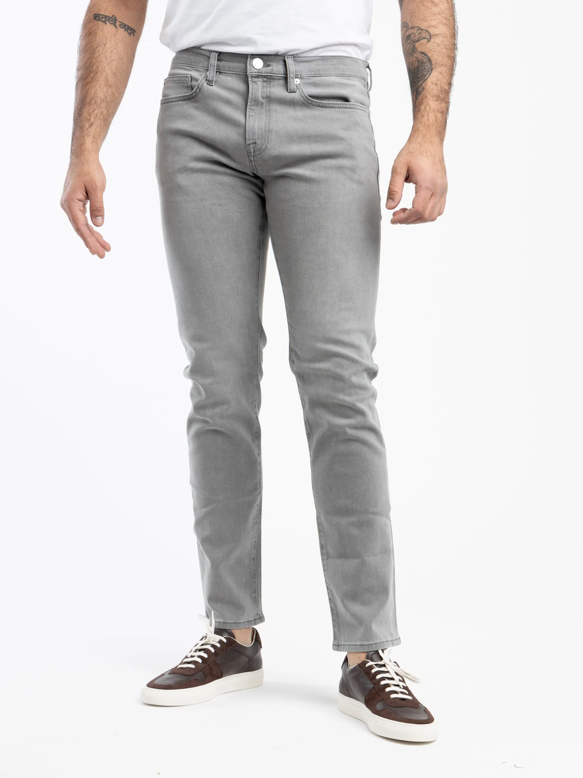 Dobbin Grey L'Homme Slim Jeans