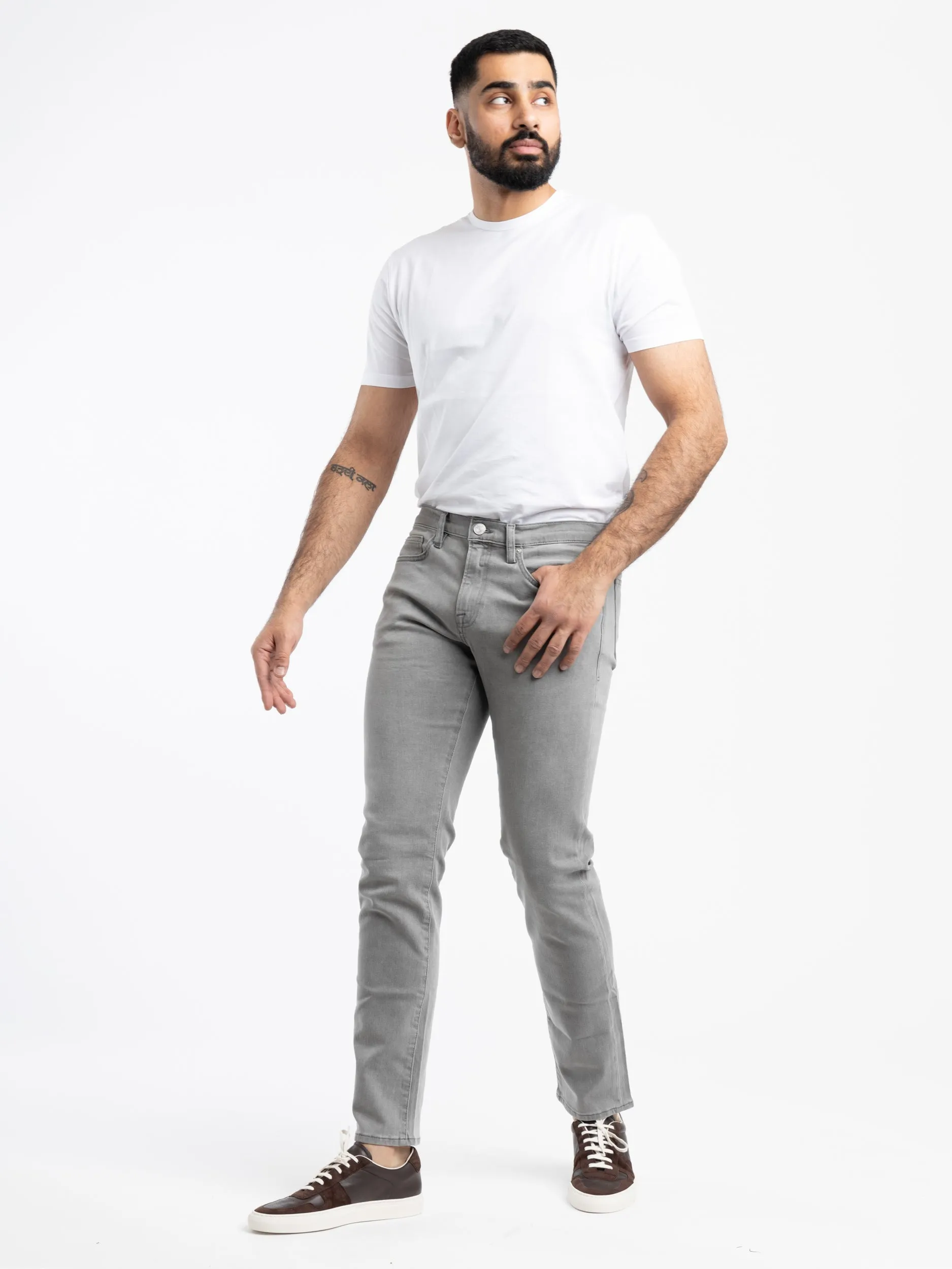 Dobbin Grey L'Homme Slim Jeans