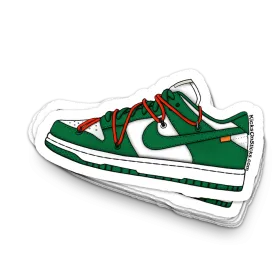 Dunk Low "Off-White Pine Green" Sneaker Sticker