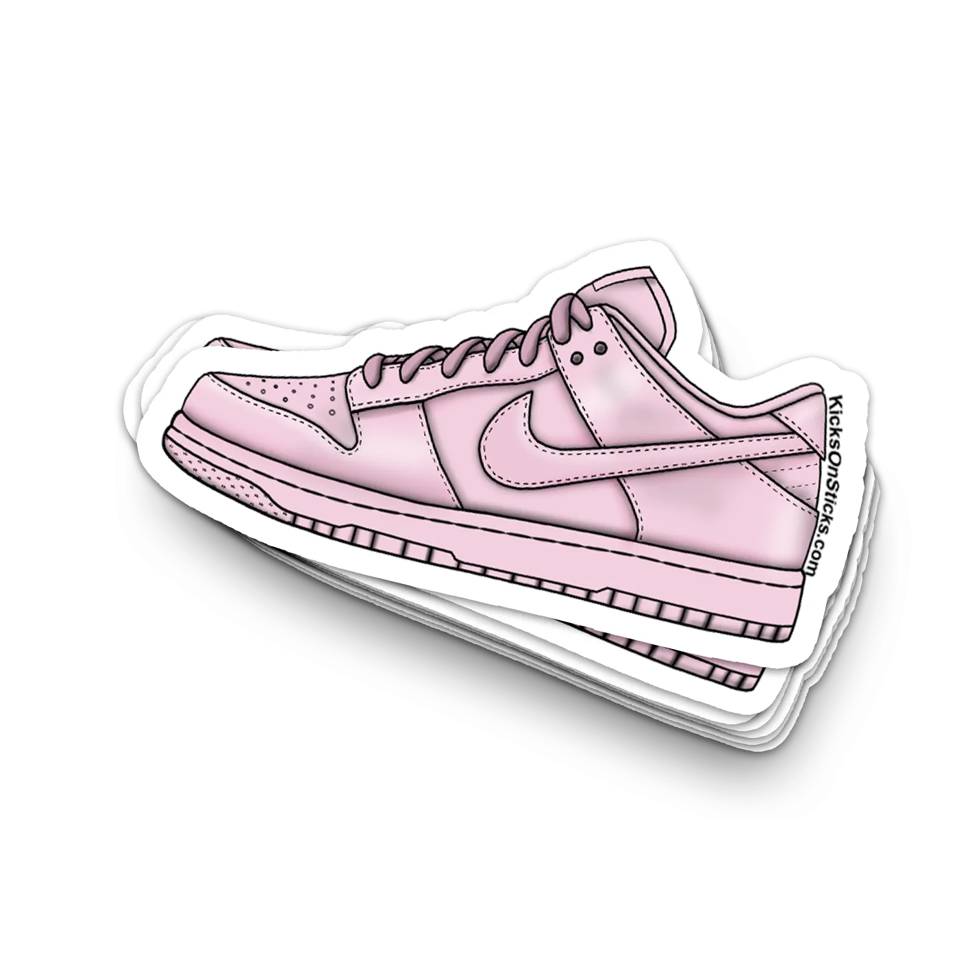 Dunk Low "Pink Prism" Sneaker Sticker