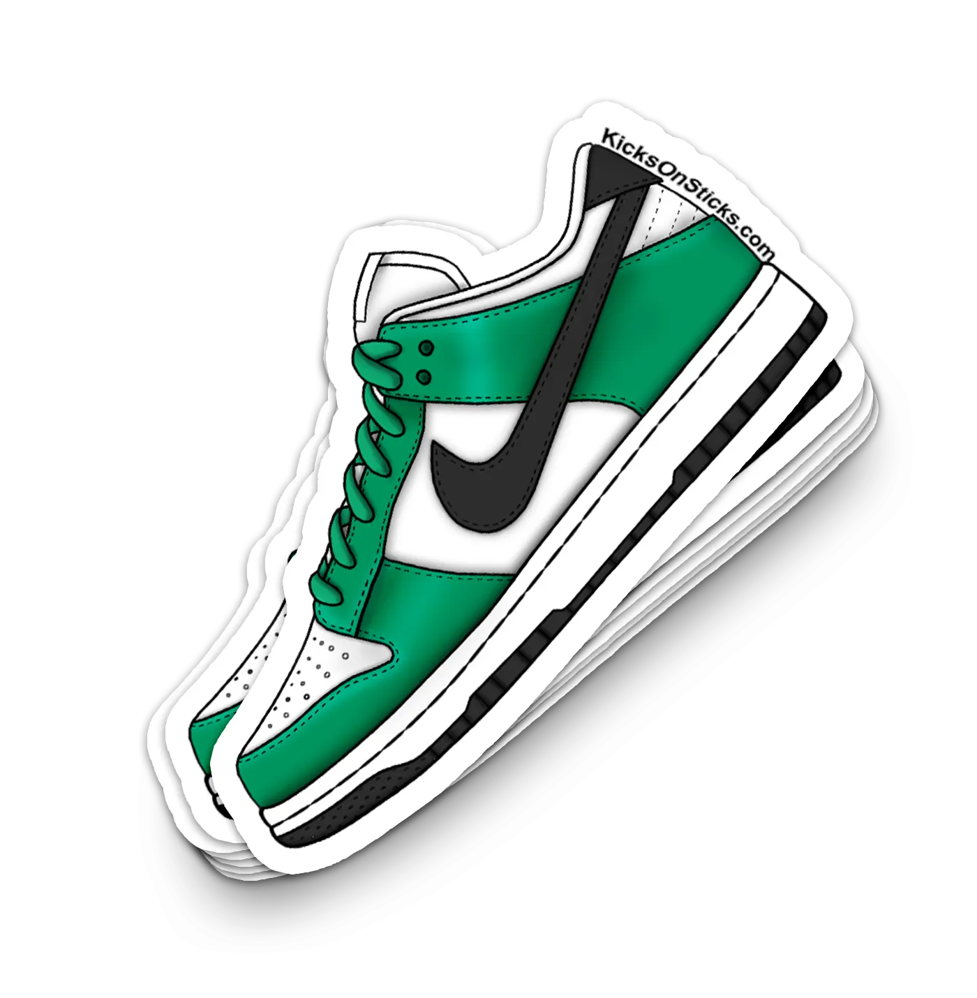 Dunk Low "Stadium Green" Sneaker Sticker