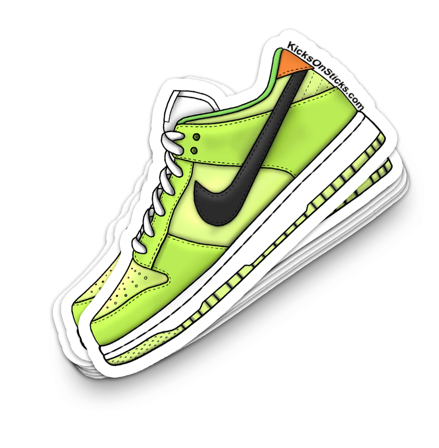 Dunk Low "Volt Glow" Sneaker Sticker