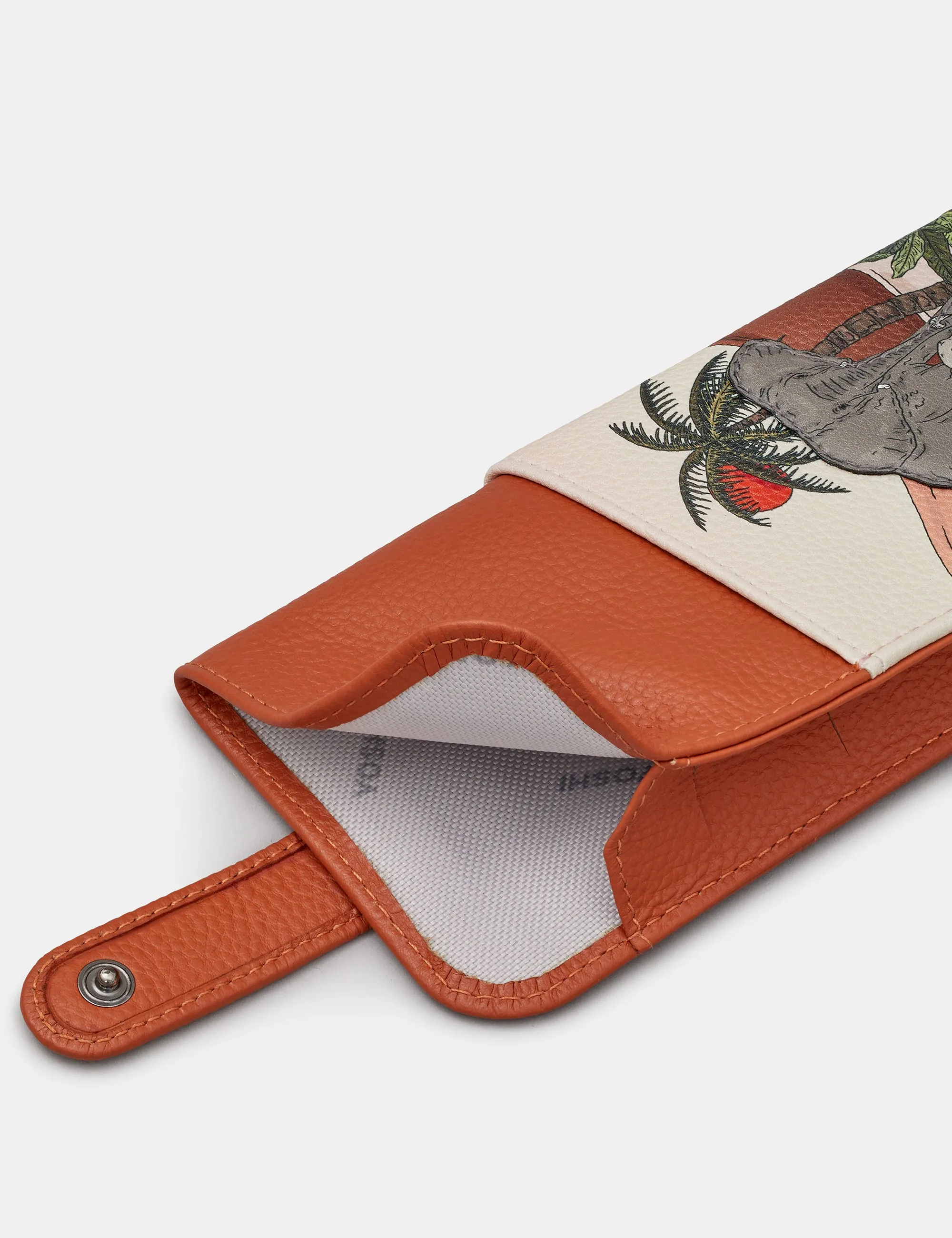 Elephant Parade Rust Leather Glasses Case