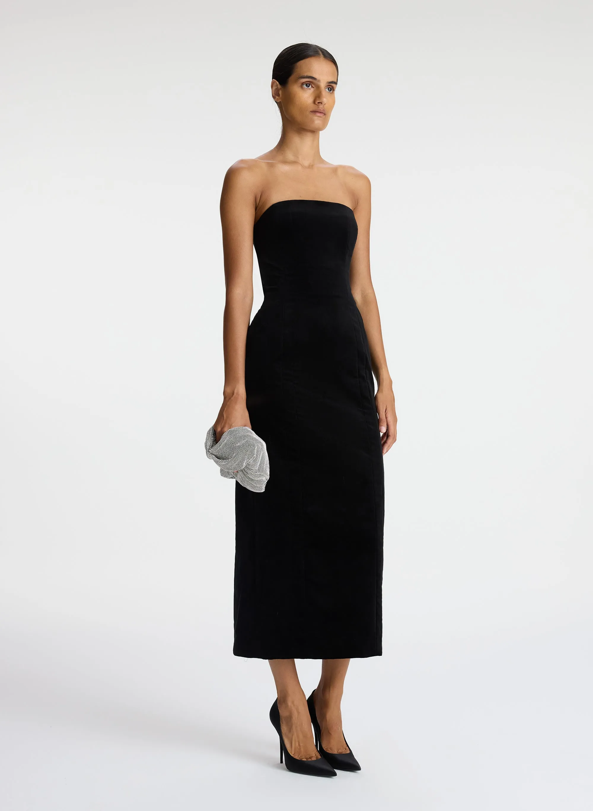 Elizabeth Velvet Midi Dress