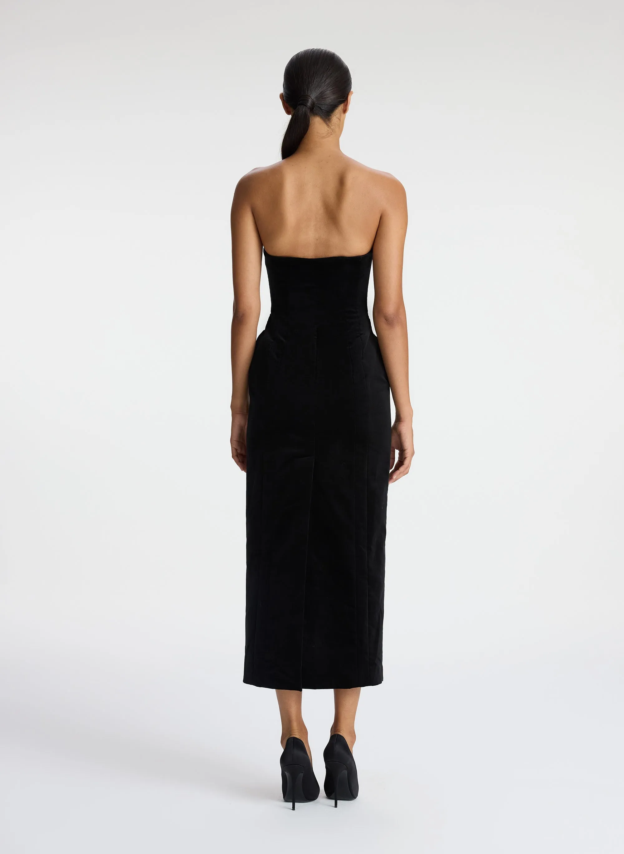 Elizabeth Velvet Midi Dress