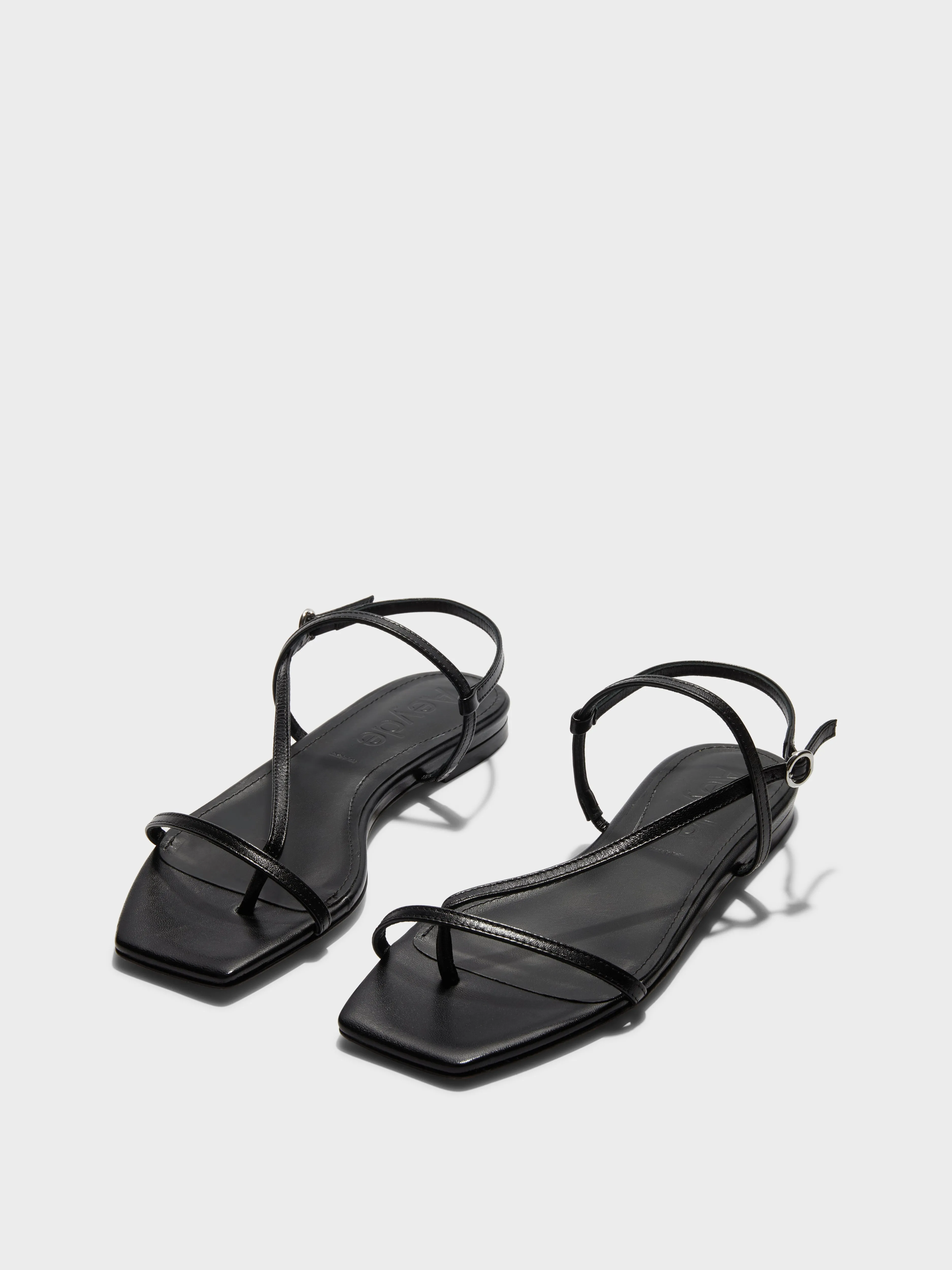 Ella Leather Toe-Post Sandals