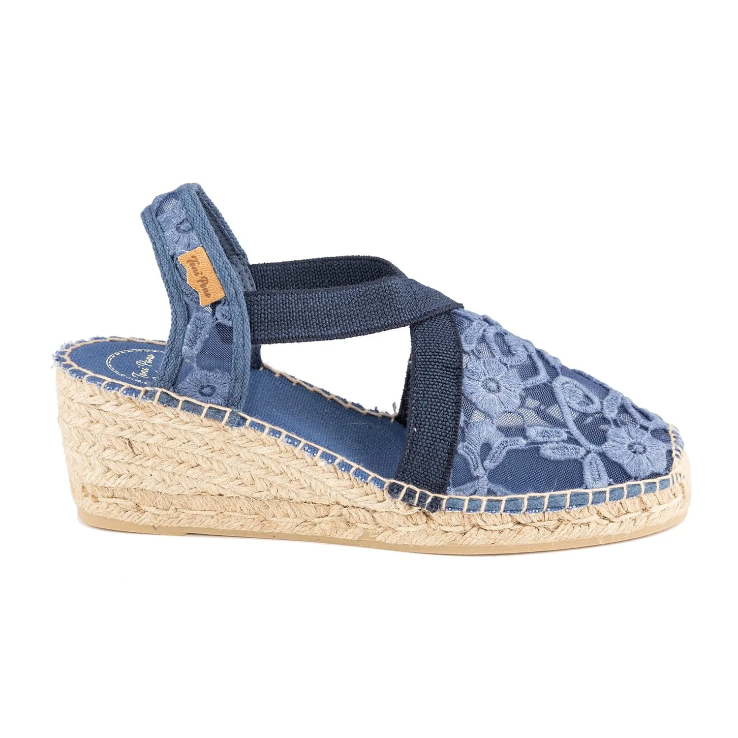 Embroidered Wedge Espadrille for Women - Terra-ZD