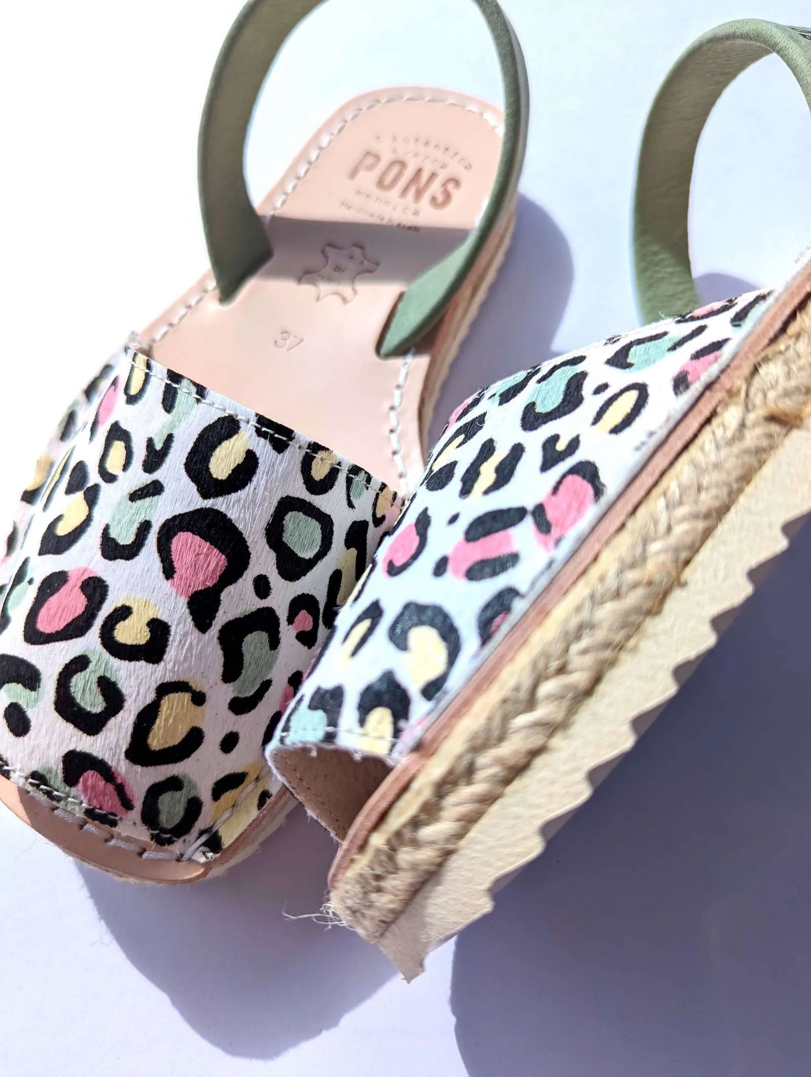 Espadrille - Rainbow Leopard