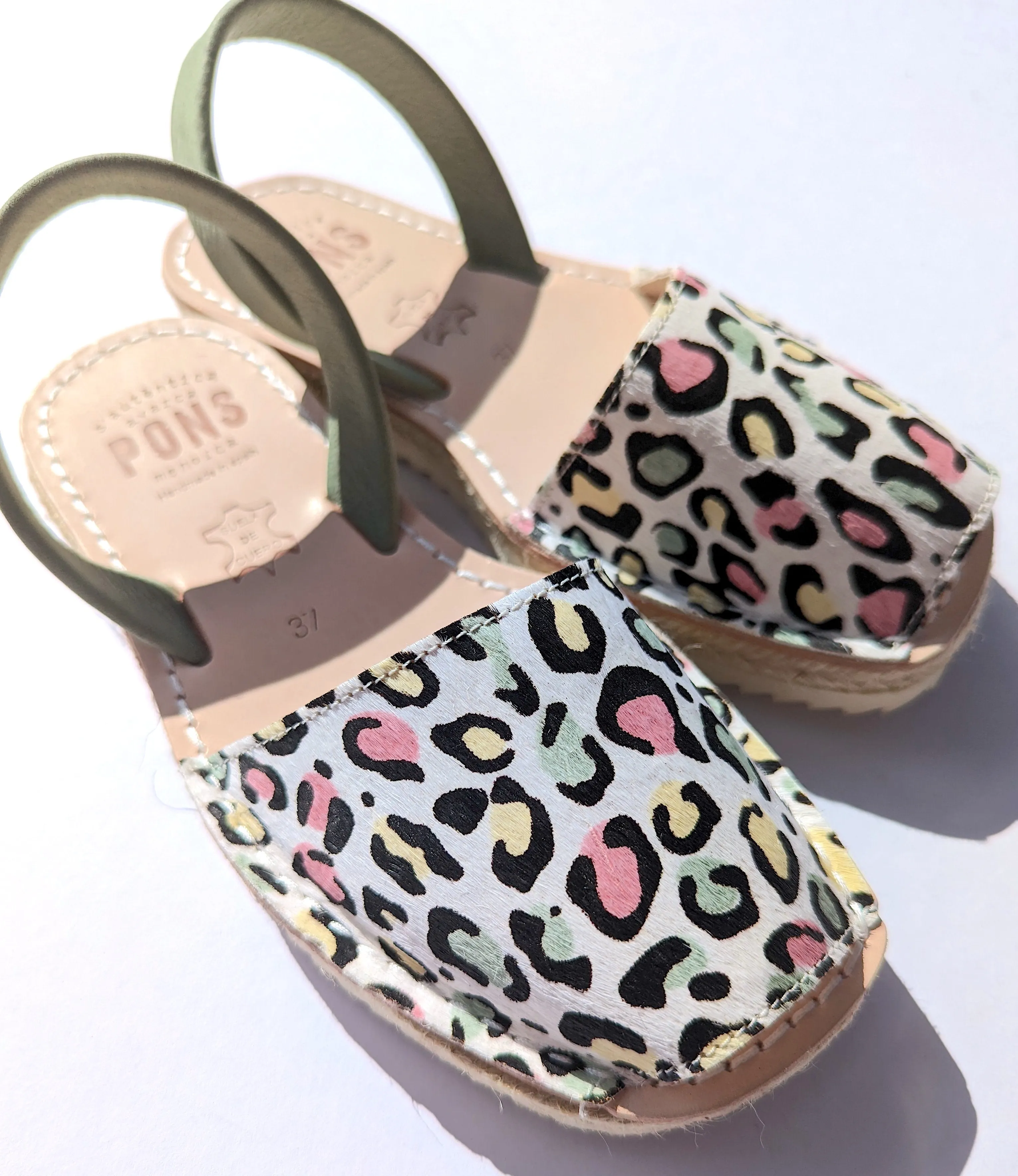 Espadrille - Rainbow Leopard