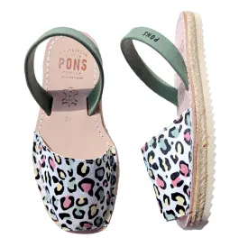 Espadrille - Rainbow Leopard