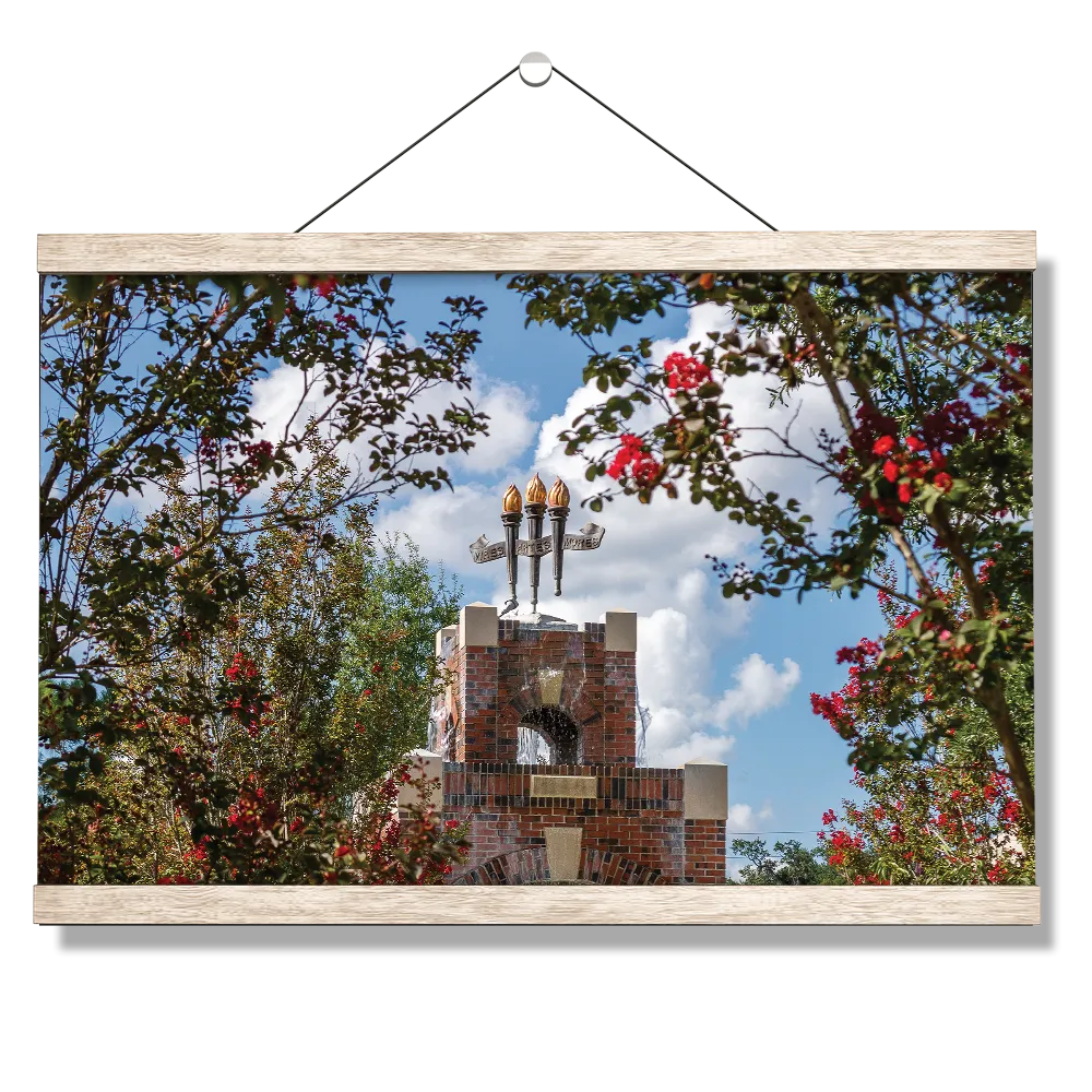 Florida State Seminoles - Red Bloom Framed Torches