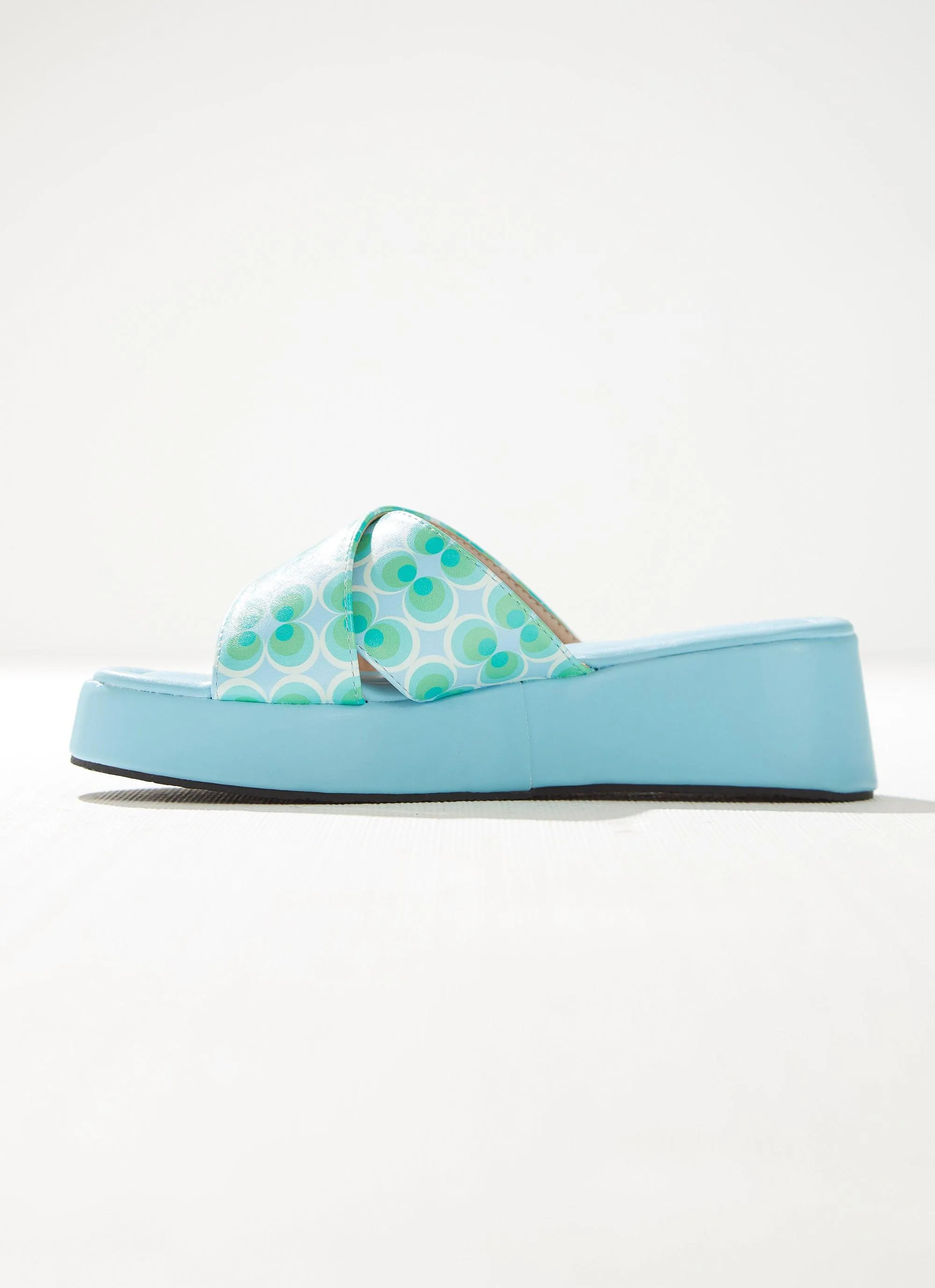 Fonda Cross Over Mule - Seafoam