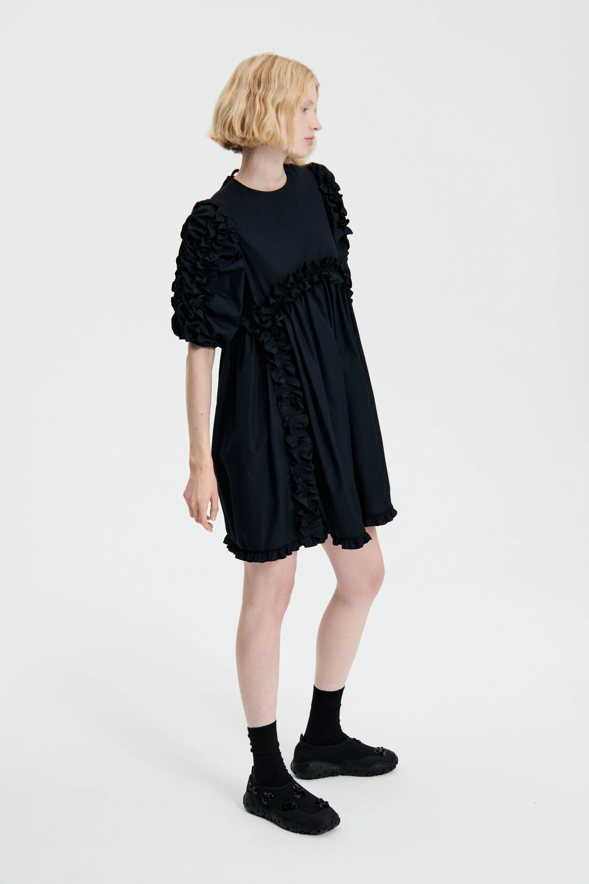 GINNY | DRESS COTTON BLACK