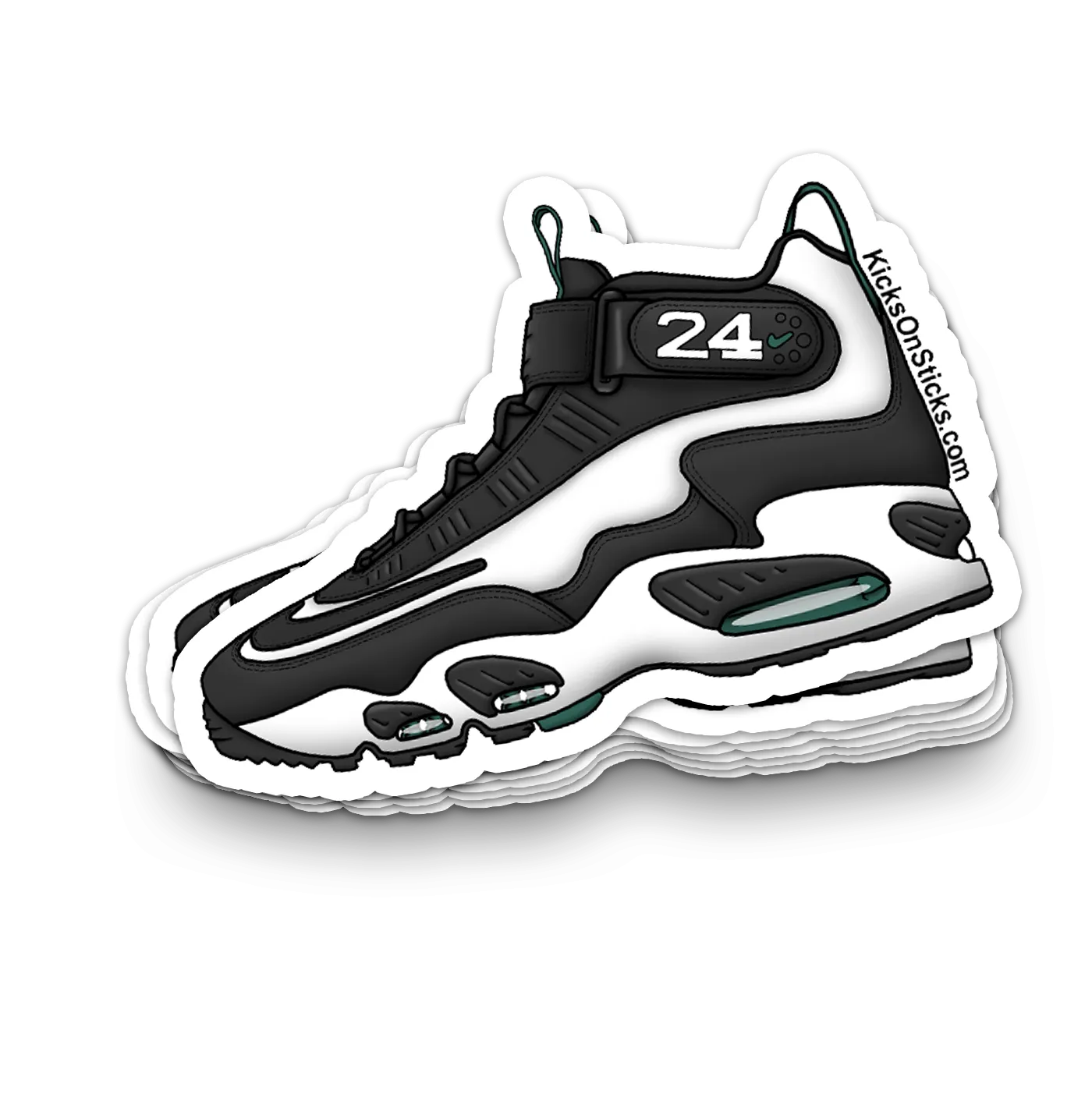 Griffey Max "Freshwater" Sneaker Sticker