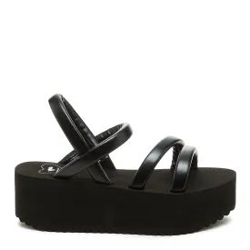 Haven Black Platform Sandal