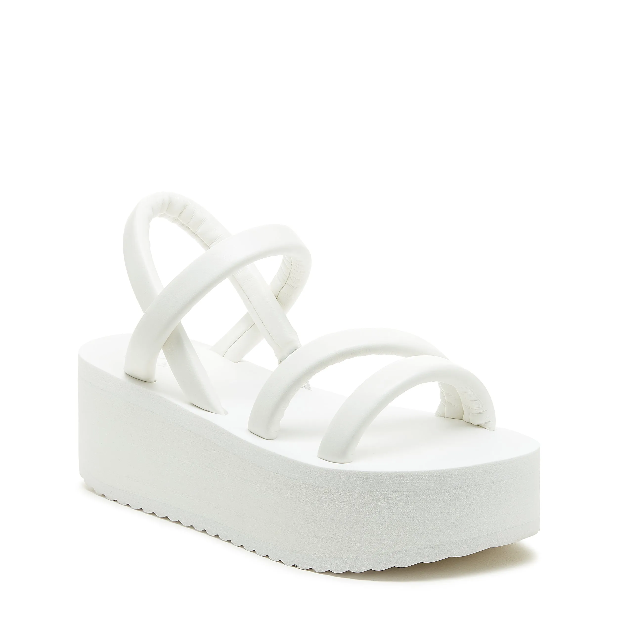 Haven White Platform Sandal