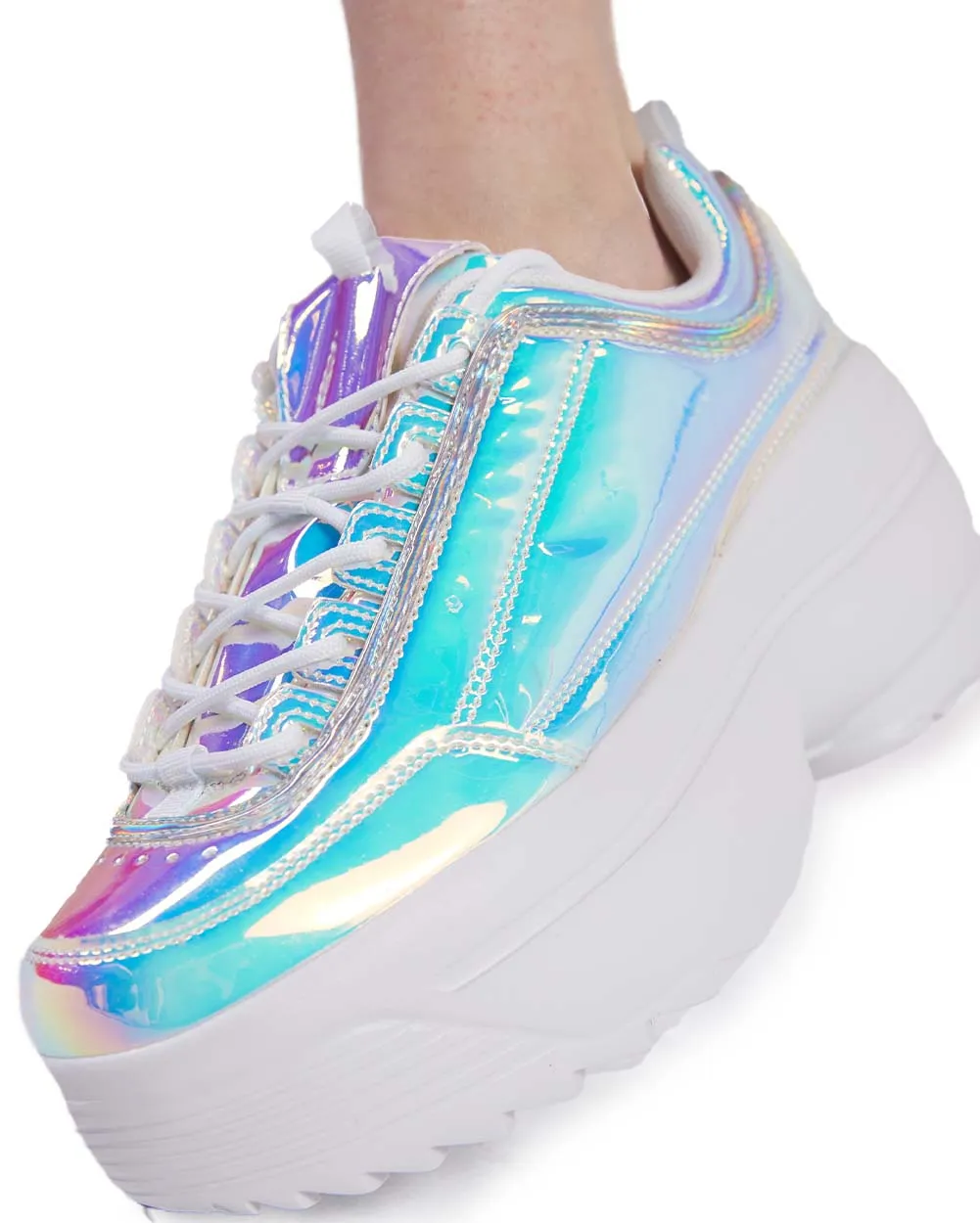 Holo Glacier Chunky Sneakers