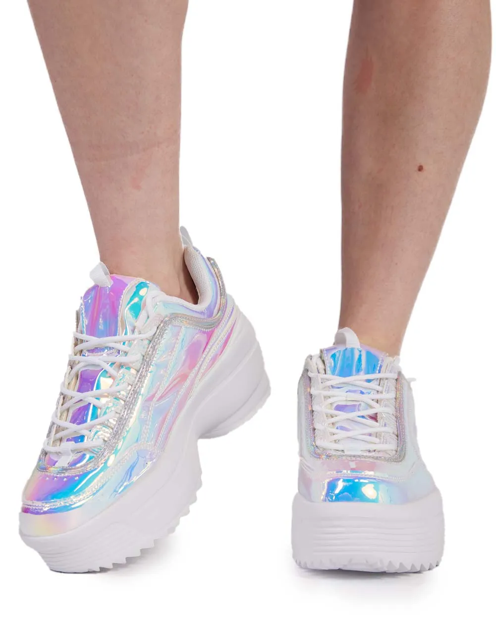 Holo Glacier Chunky Sneakers