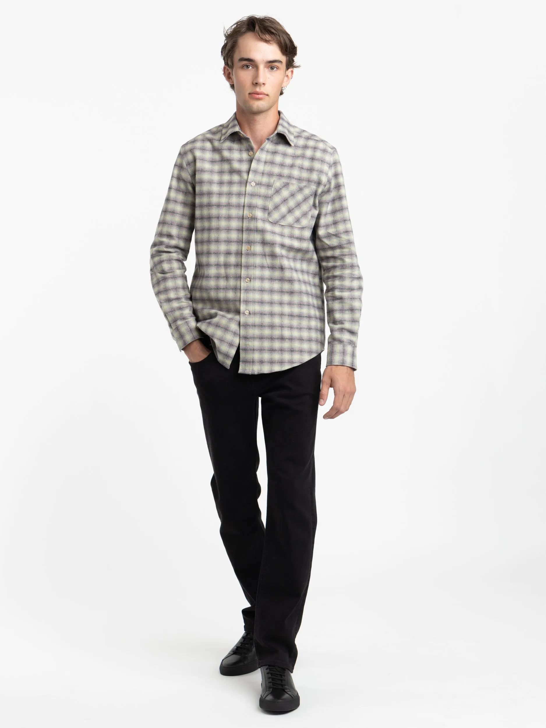 Illusion Green Check Shirt