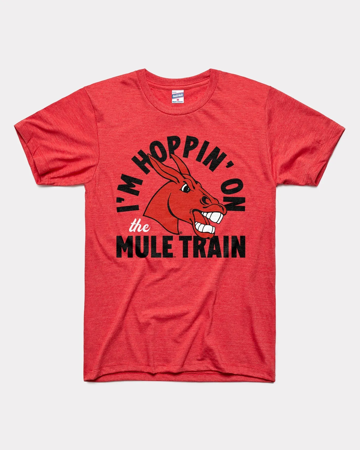 I'm Hoppin' On the Mule Train Red T-Shirt