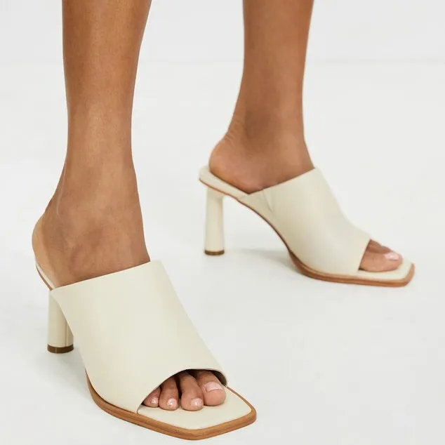 Jacque Heel Off White