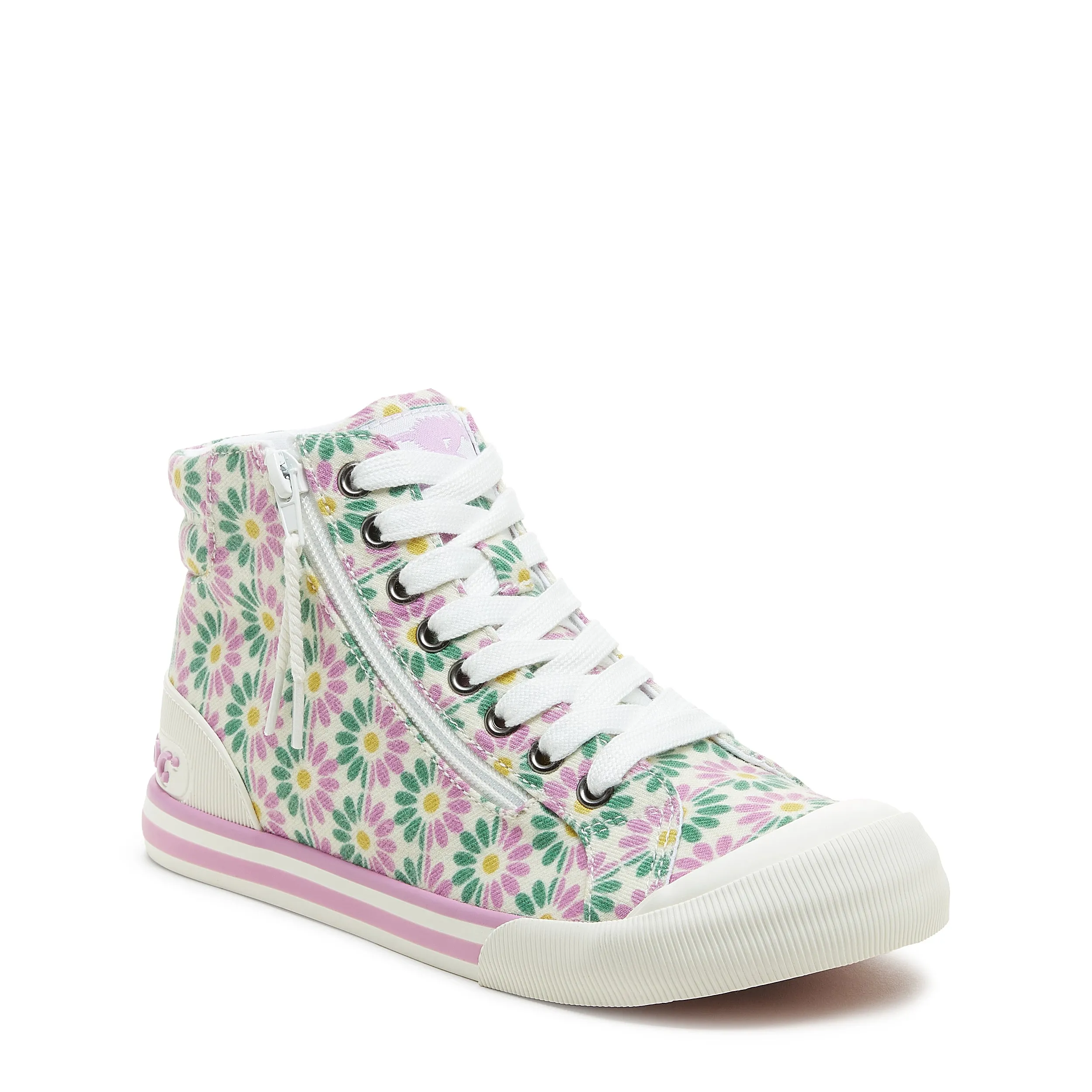 Jazzin Pastel Floral High Top Sneaker