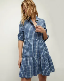 Jemila Plaid Cotton Shirtdress