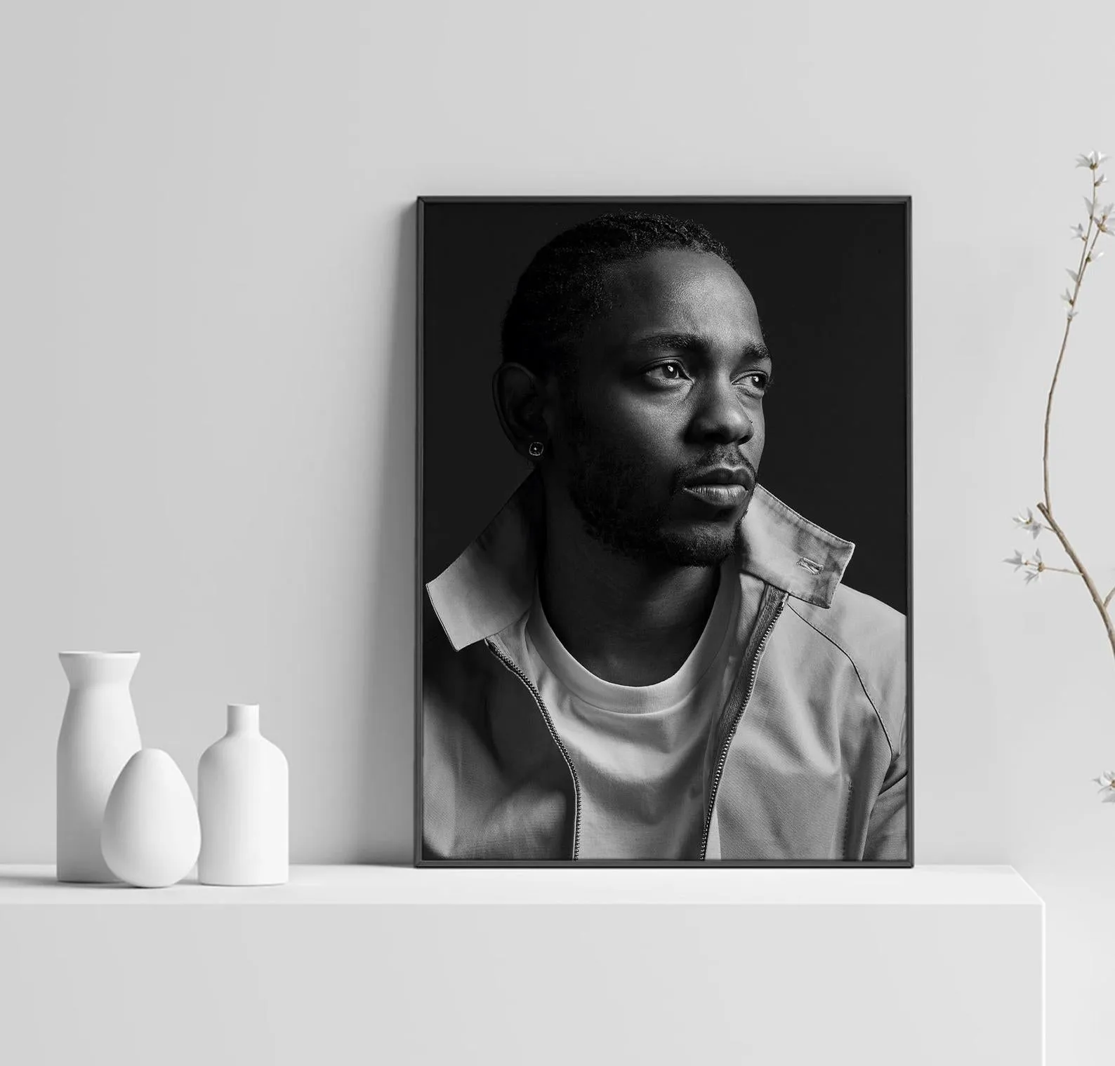 Kendrick Lamar Poster, Hip Hop Poster, Damn Home Decor, Music Poster, Rap Wall Art, Custom Poster, Canvas Poster, Rolled Canvas, Wall Art