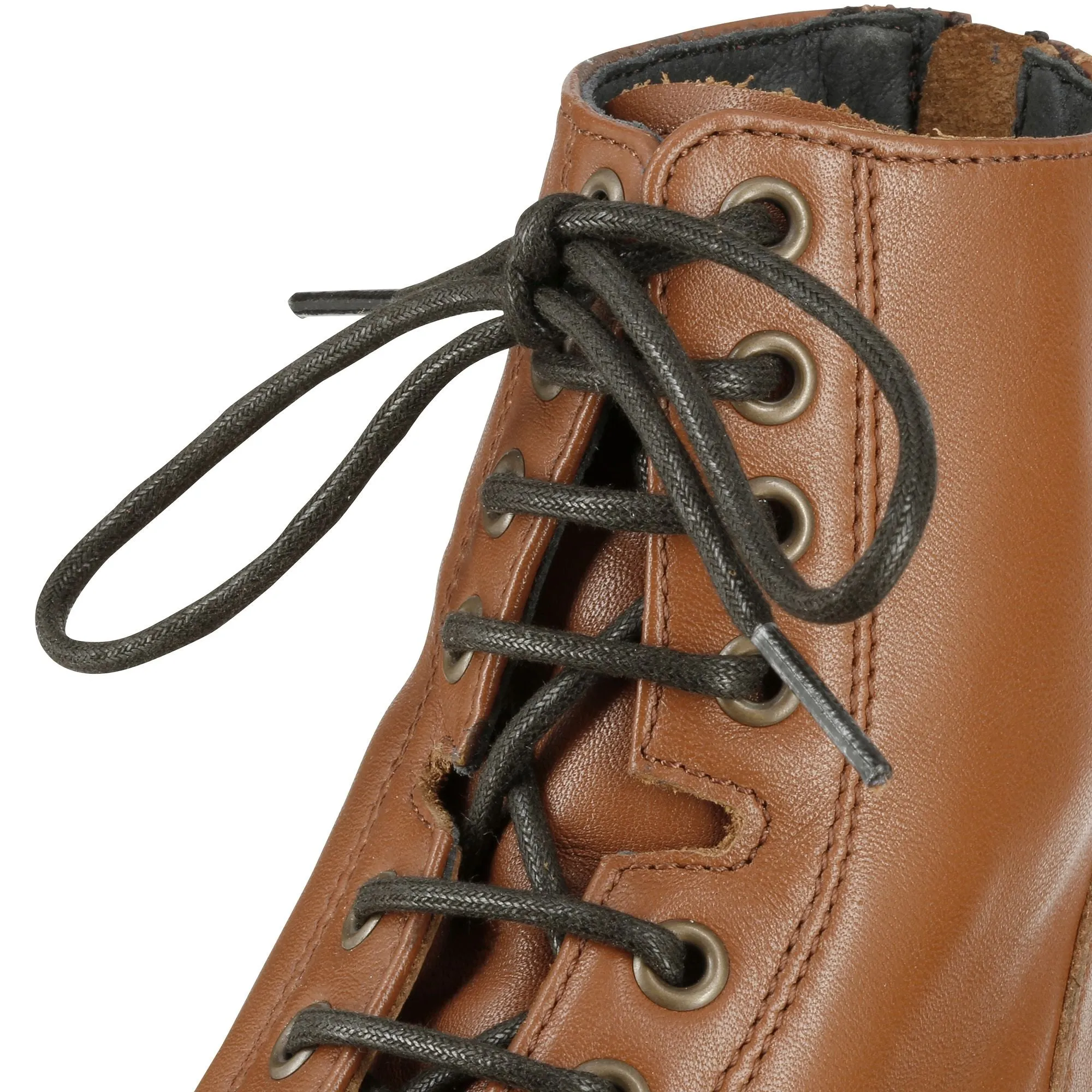 Leather Lace-Up Riding Paddock Boots, Women's