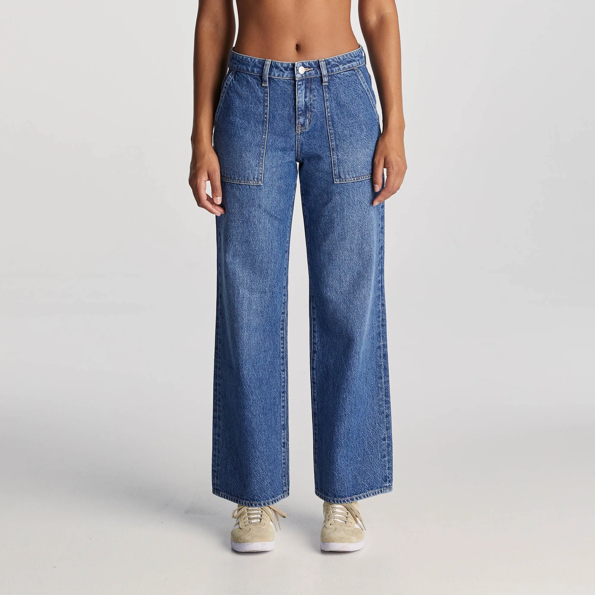 lee Riders Mid Vintage Wide Leg Jean