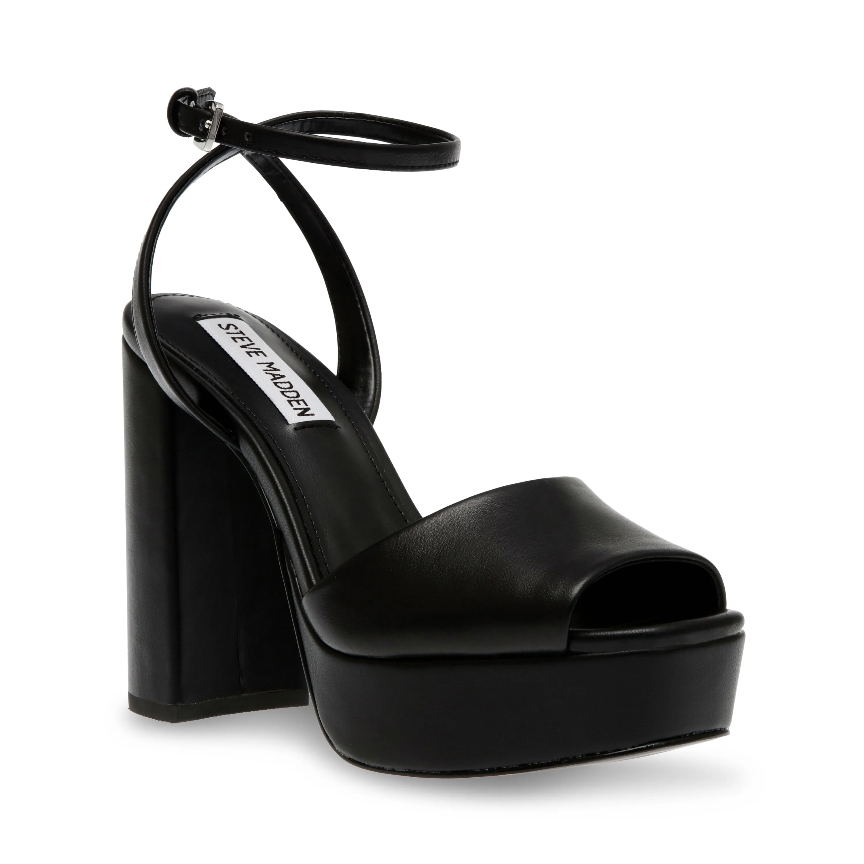 Lourdes Sandal BLACK LEATHER