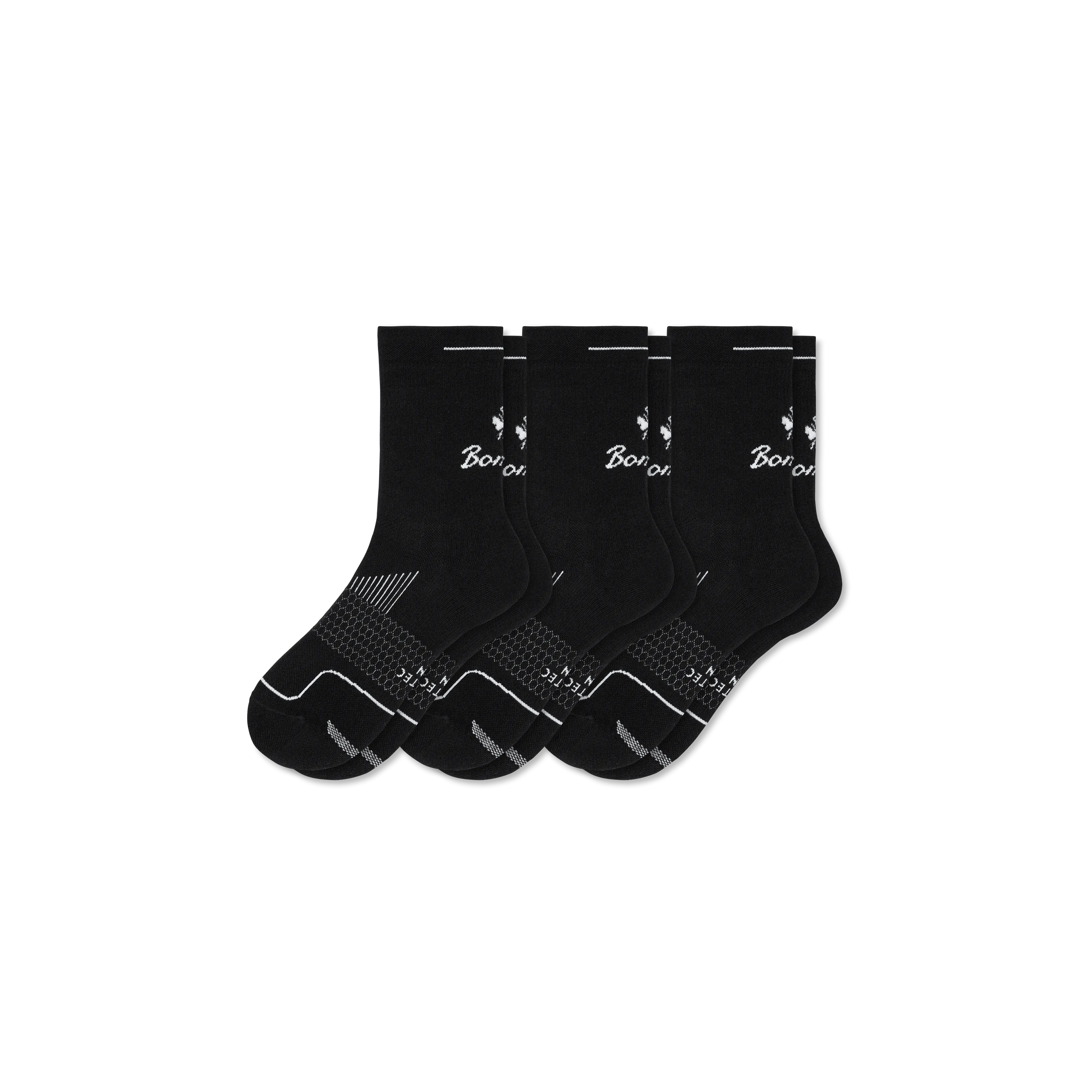 Men's Running Half Calf Sock 3-Pack