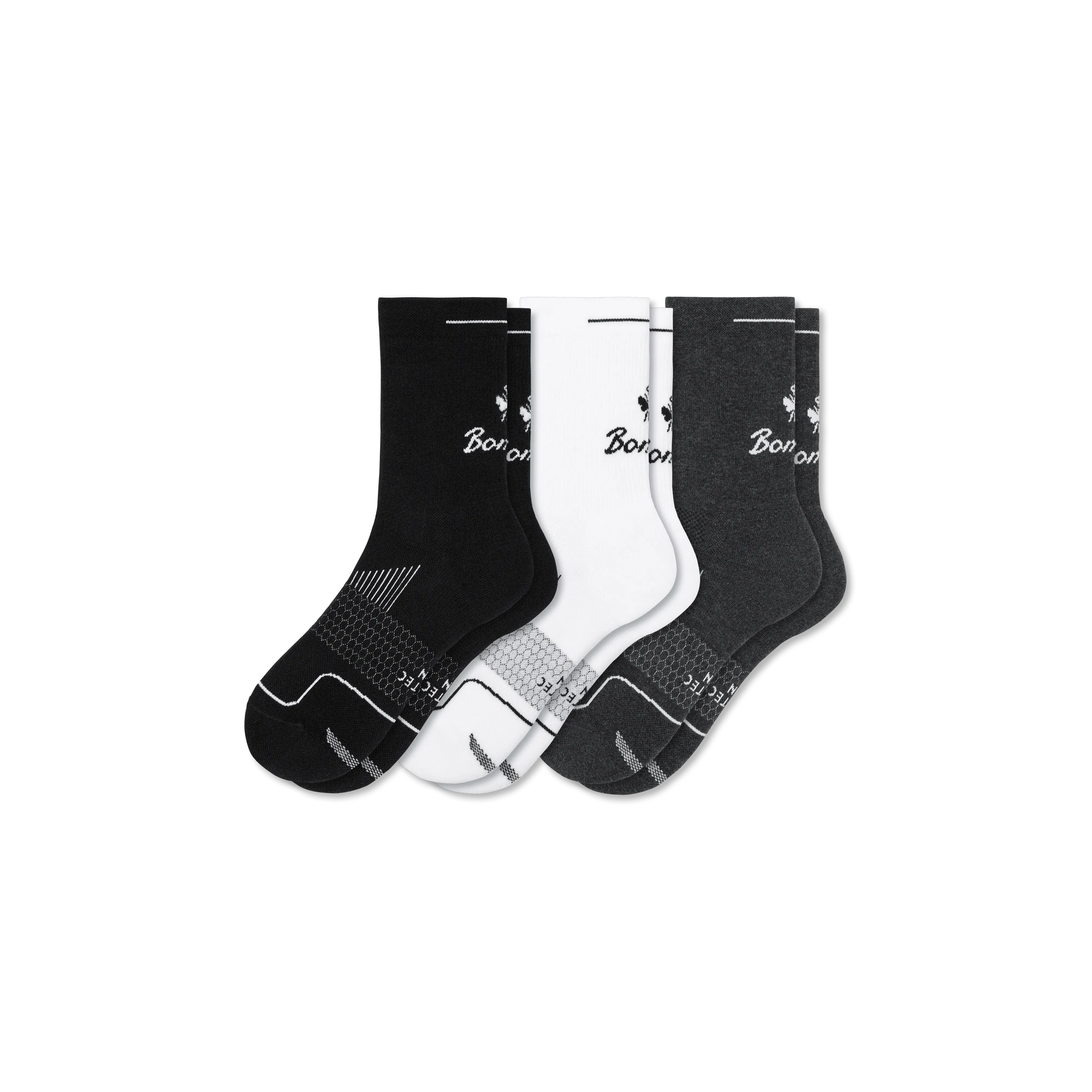 Men's Running Half Calf Sock 3-Pack